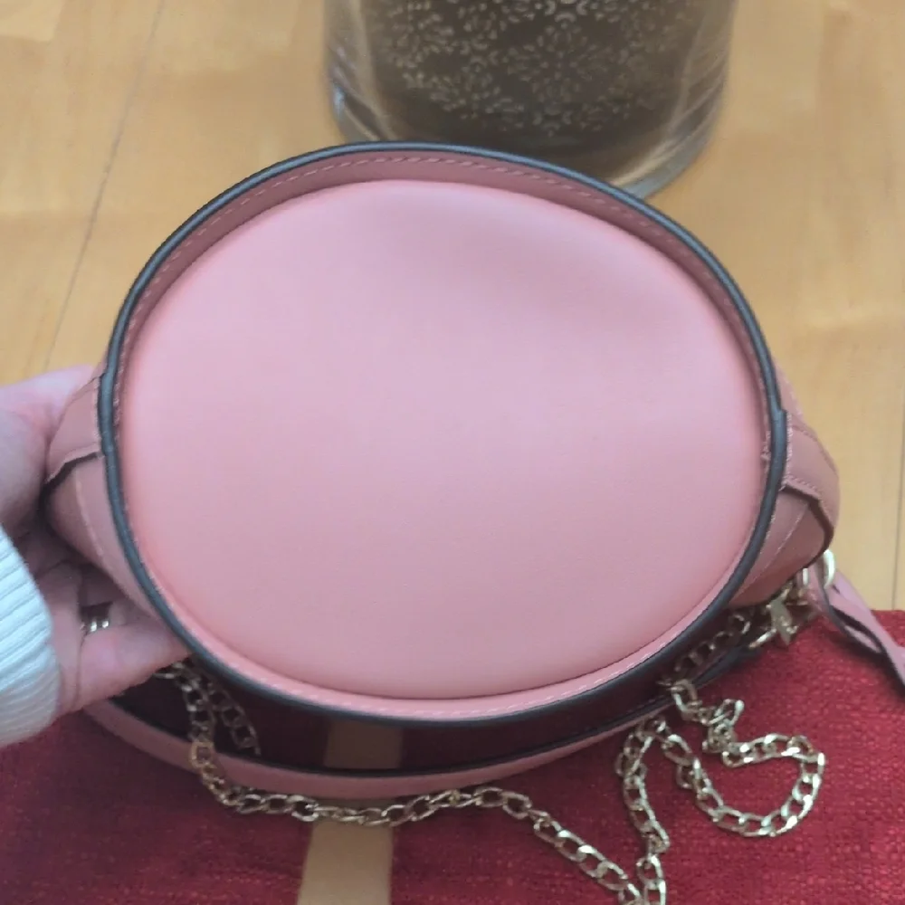 Michael Kors Townsend Blush Convertible Bucket/ Crossbody Bag with Gold Accents